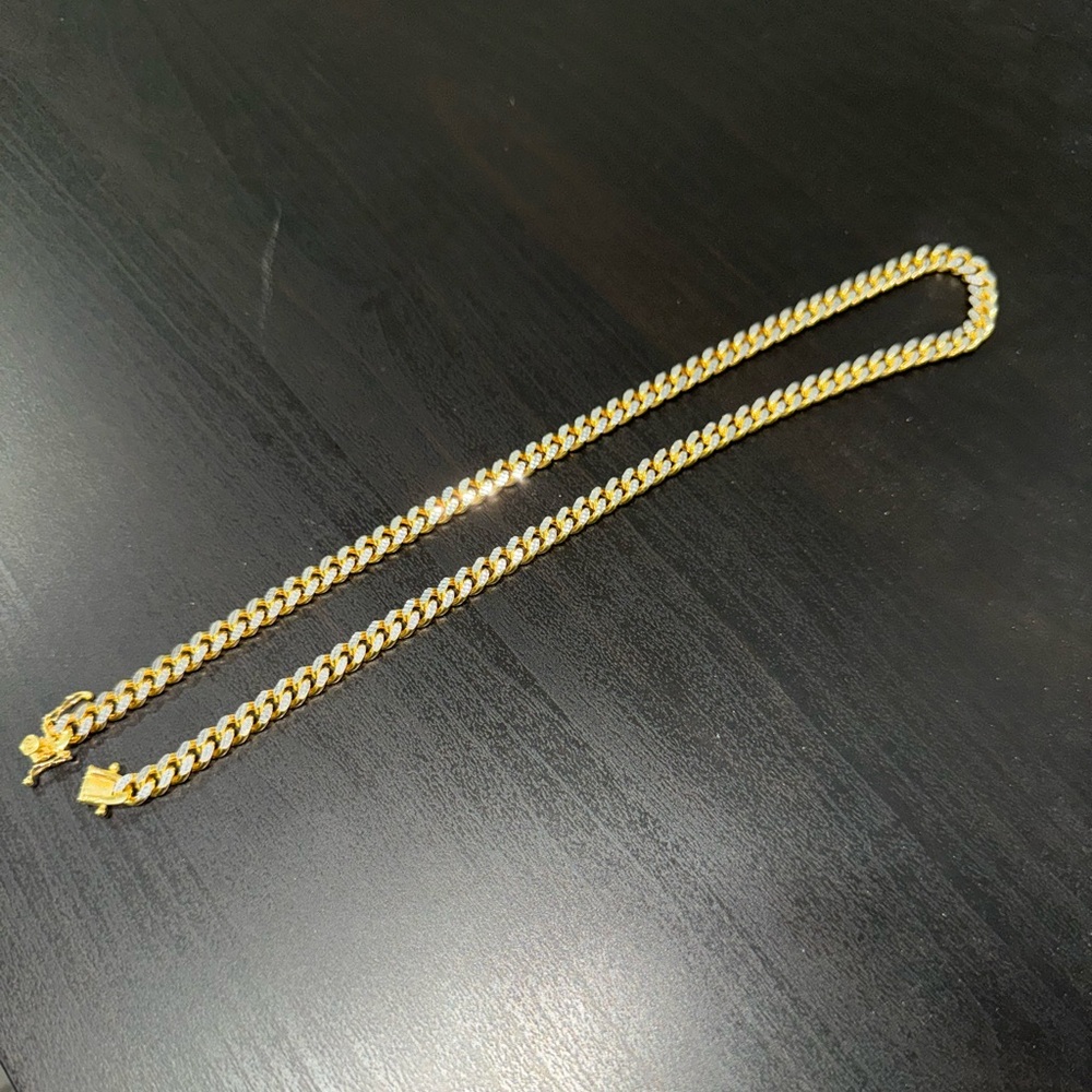 Sterling silver gold chain